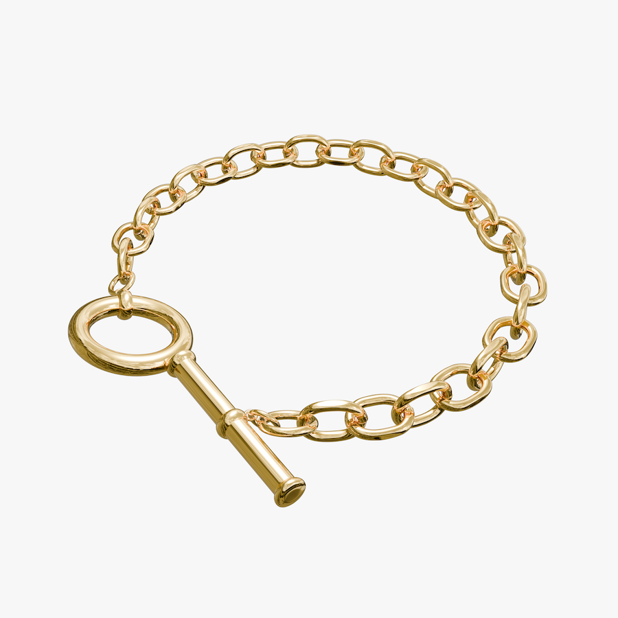 美品 US 三軒茶屋 T-Bar Chain Bracelet ブレスレット T-Bar Chain Bracelet b3 – HANUE