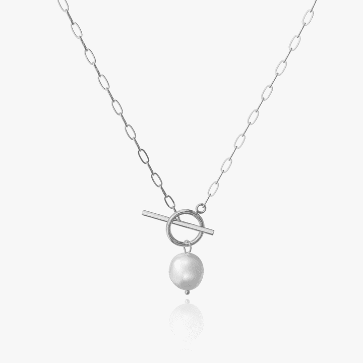 T-Bar Pearl Necklace n6