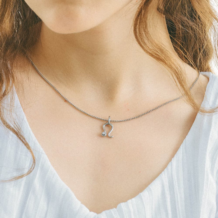 horseshoe zirconia necklace n4